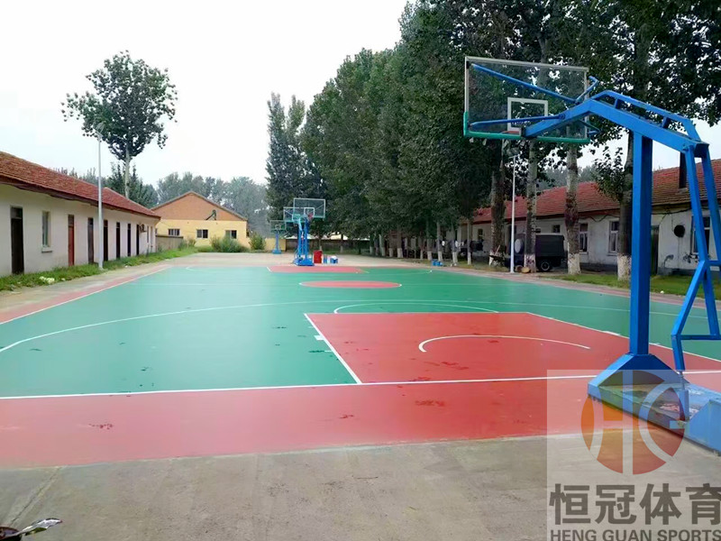 廣西硅PU籃球場│廣西籃球場建設│廣西塑膠籃球場廠家