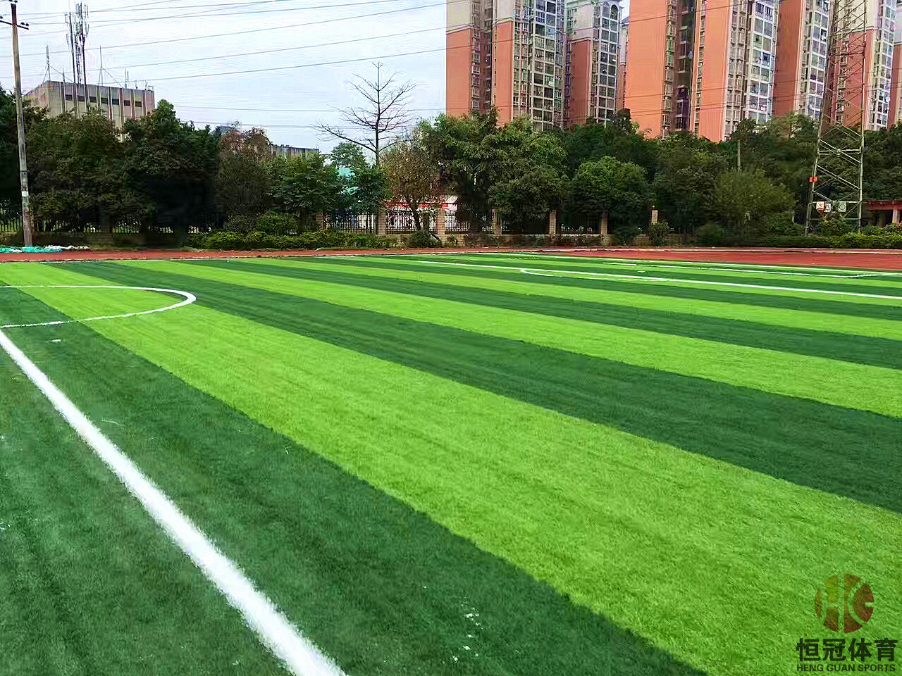 柳州人造草坪足球場建設